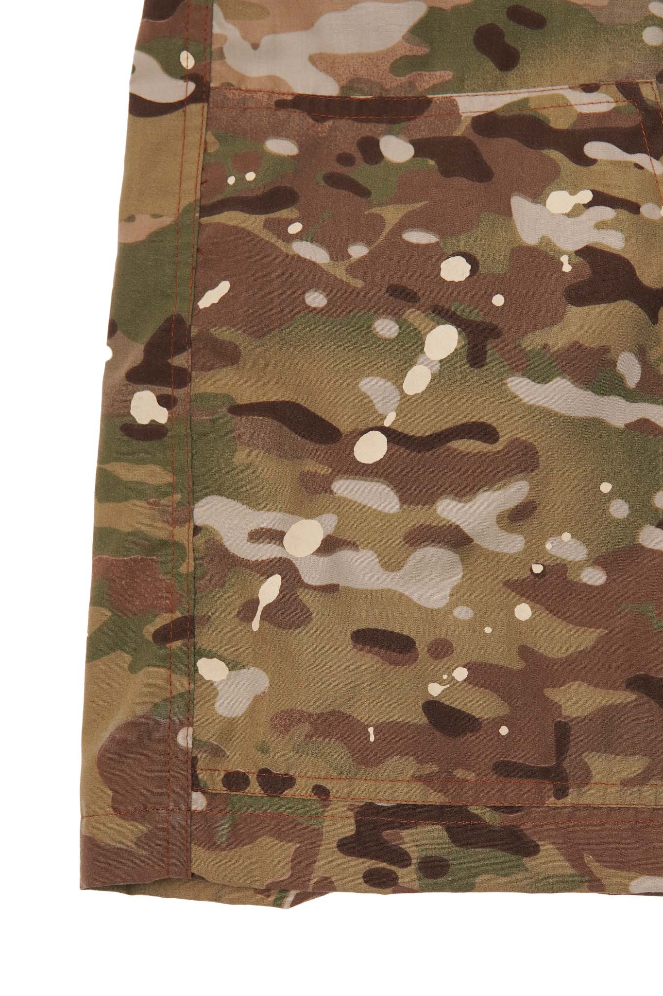 "PAINTER'S CAMO" DOUBLE KNEE PHAT SHORTS