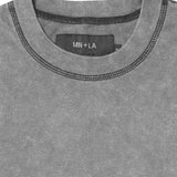 BOX LITE TEE IN ASH GREY