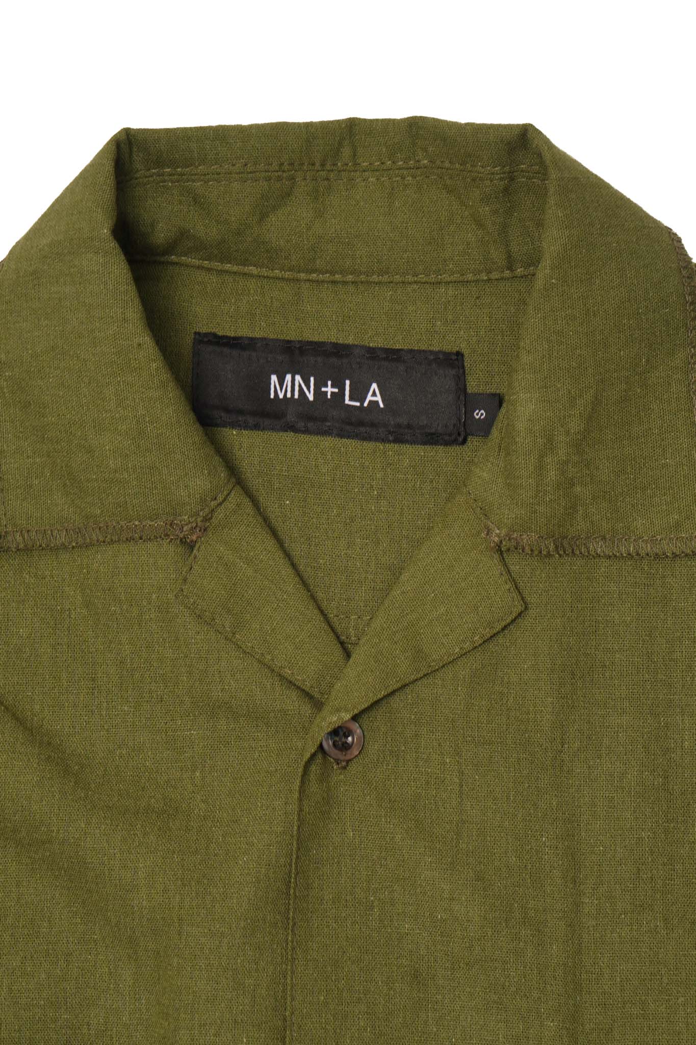4 POCKET CUBAN SHIRT IN NEEM GREEN