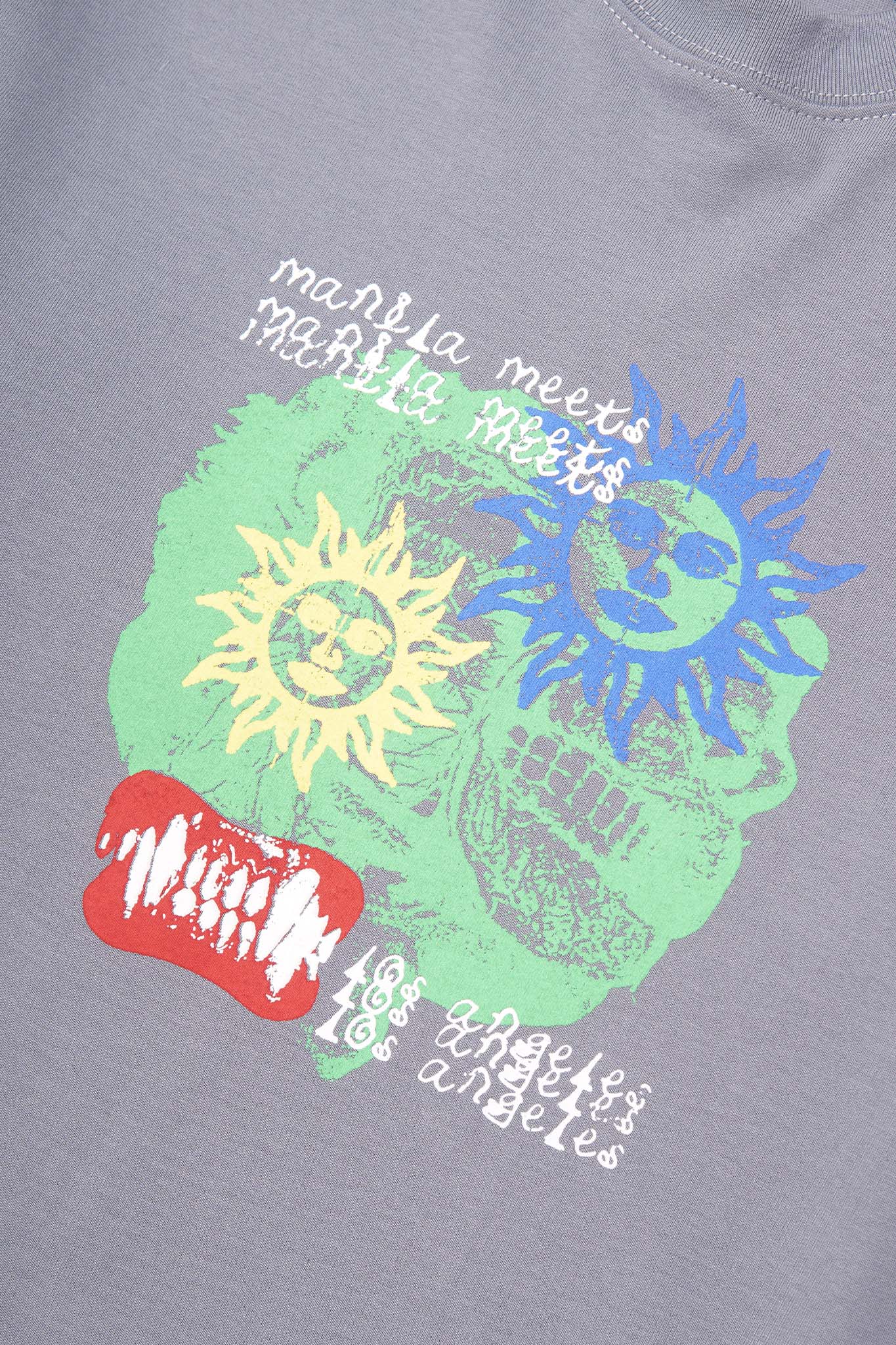 "SUN SEEKER" TEE IN GLACIER
