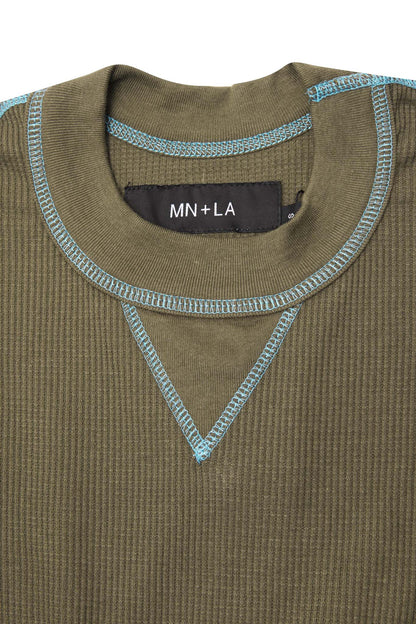 EXO™ MILITIA LONGSLEEVE TEE V3 IN OLIVE/TEAL