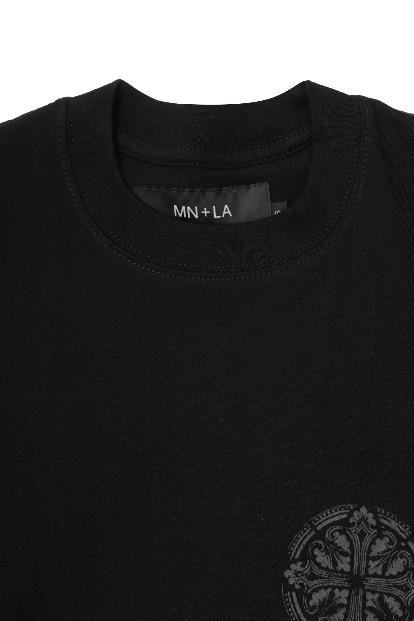 "IRON CROSS" TEE IN ANTHRACITE