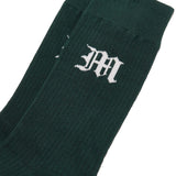 "M'$ TYPE VII" SOCK IN HUNTER GREEN