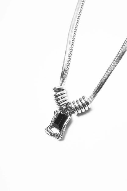 METEORITE W/ DUAL CHAIN