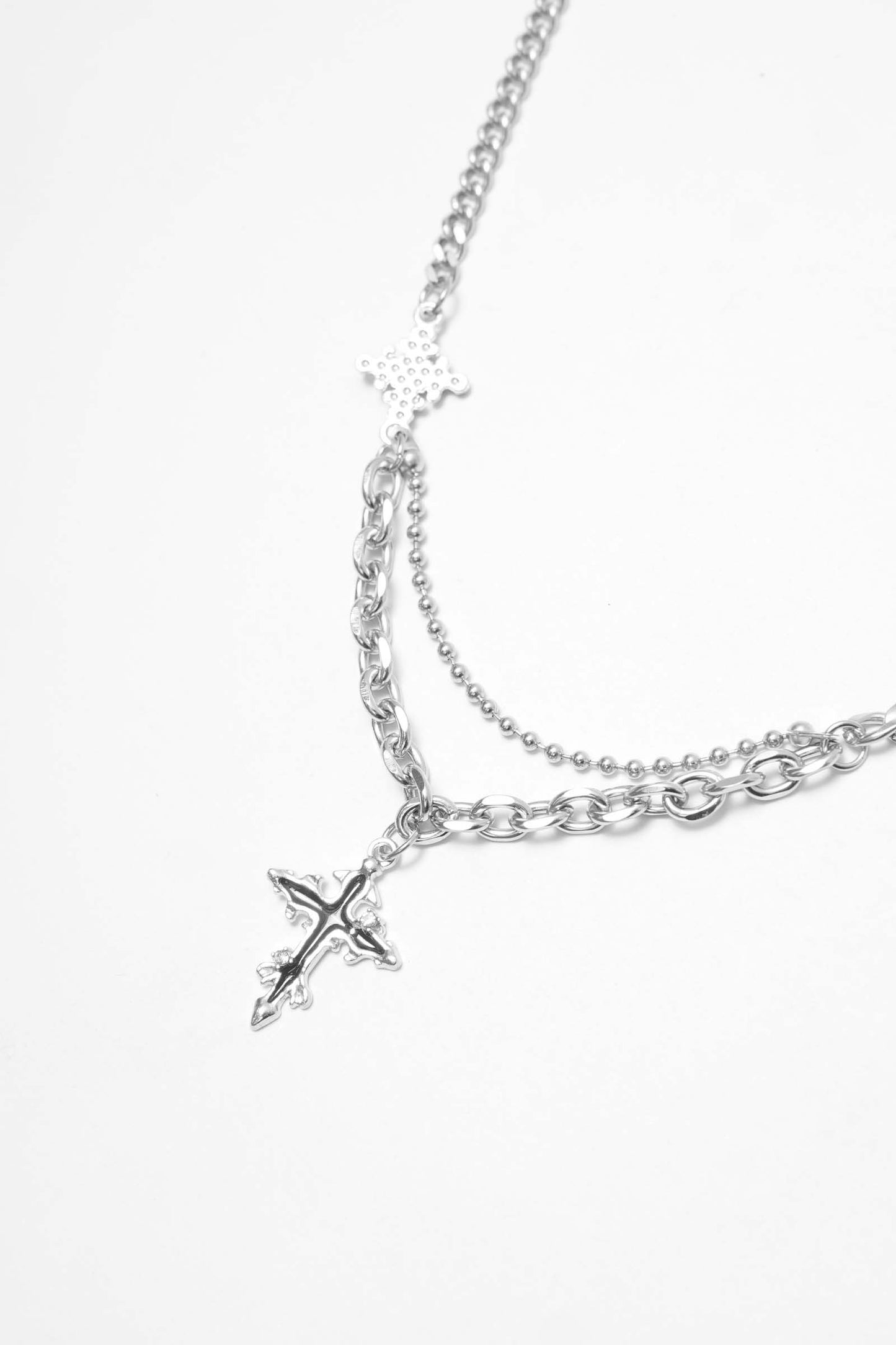 INRI MIDNIGHT PENDANT W/ MULTI CHAIN