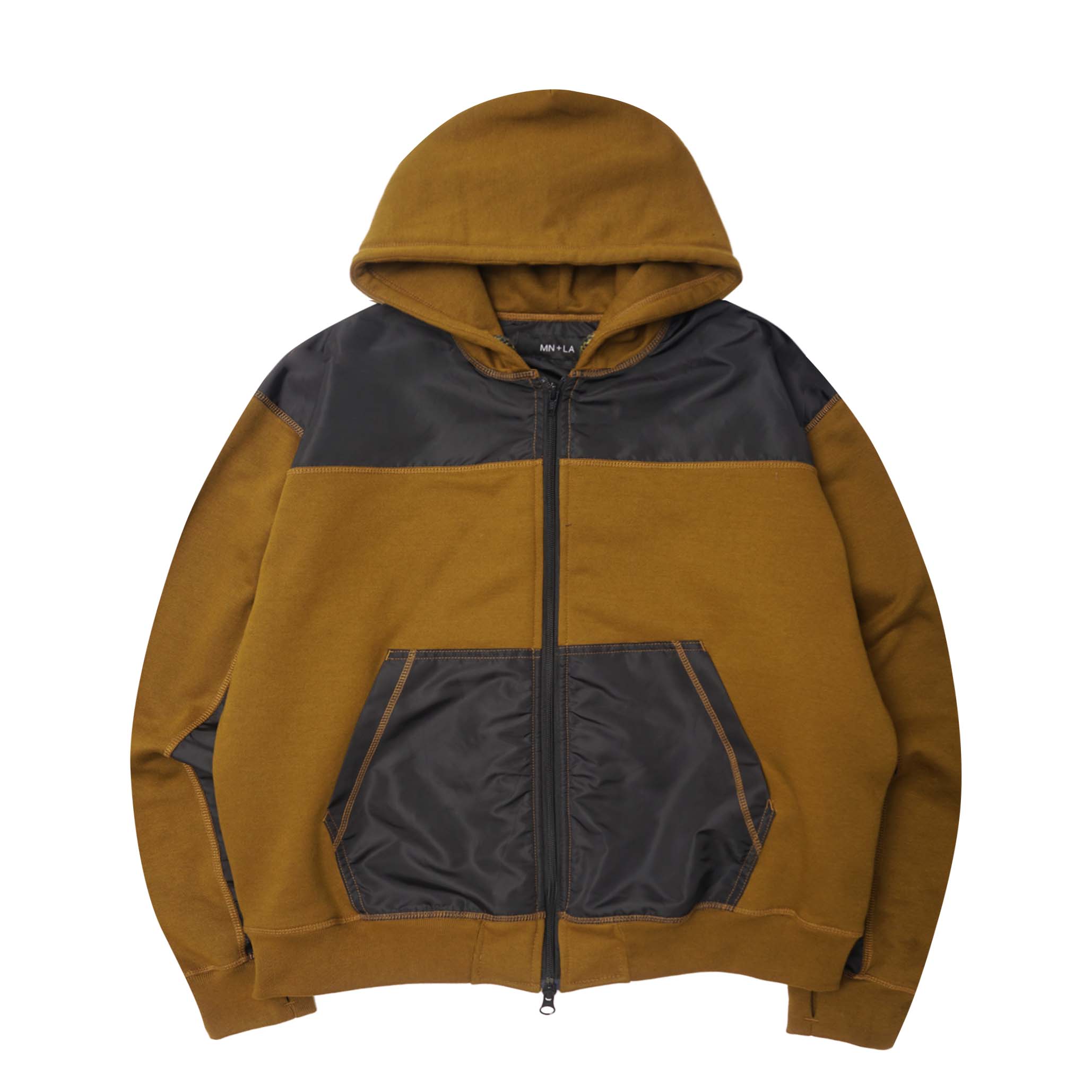 SHINOBI ZIP HOODIE IN RUST – MN+LA