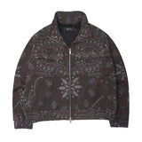 ROGUE WORK JACKET IN IRON PAISLEY