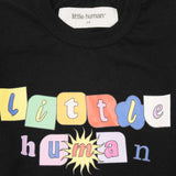 "SUN IS OUT" LITTLE HUMAN™ TEE IN CAVIAR