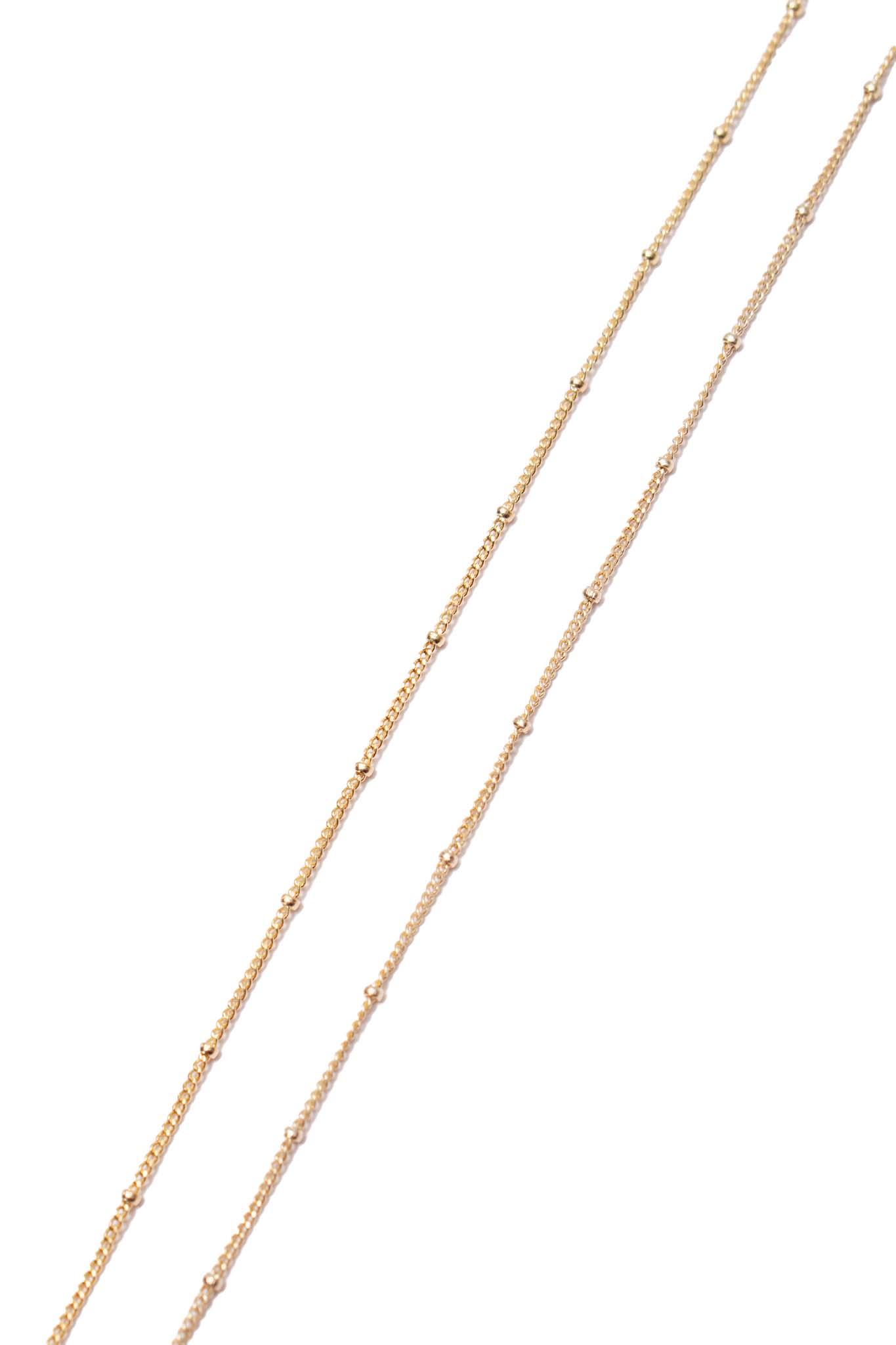 ORBIT LINK GOLD CHAIN NECKLACE