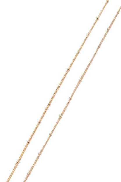 ORBIT LINK GOLD CHAIN NECKLACE