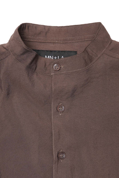 MANDARIN L/S SHIRT IN WOOD