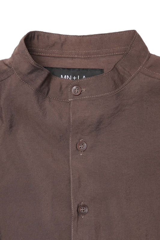 MANDARIN L/S SHIRT IN WOOD