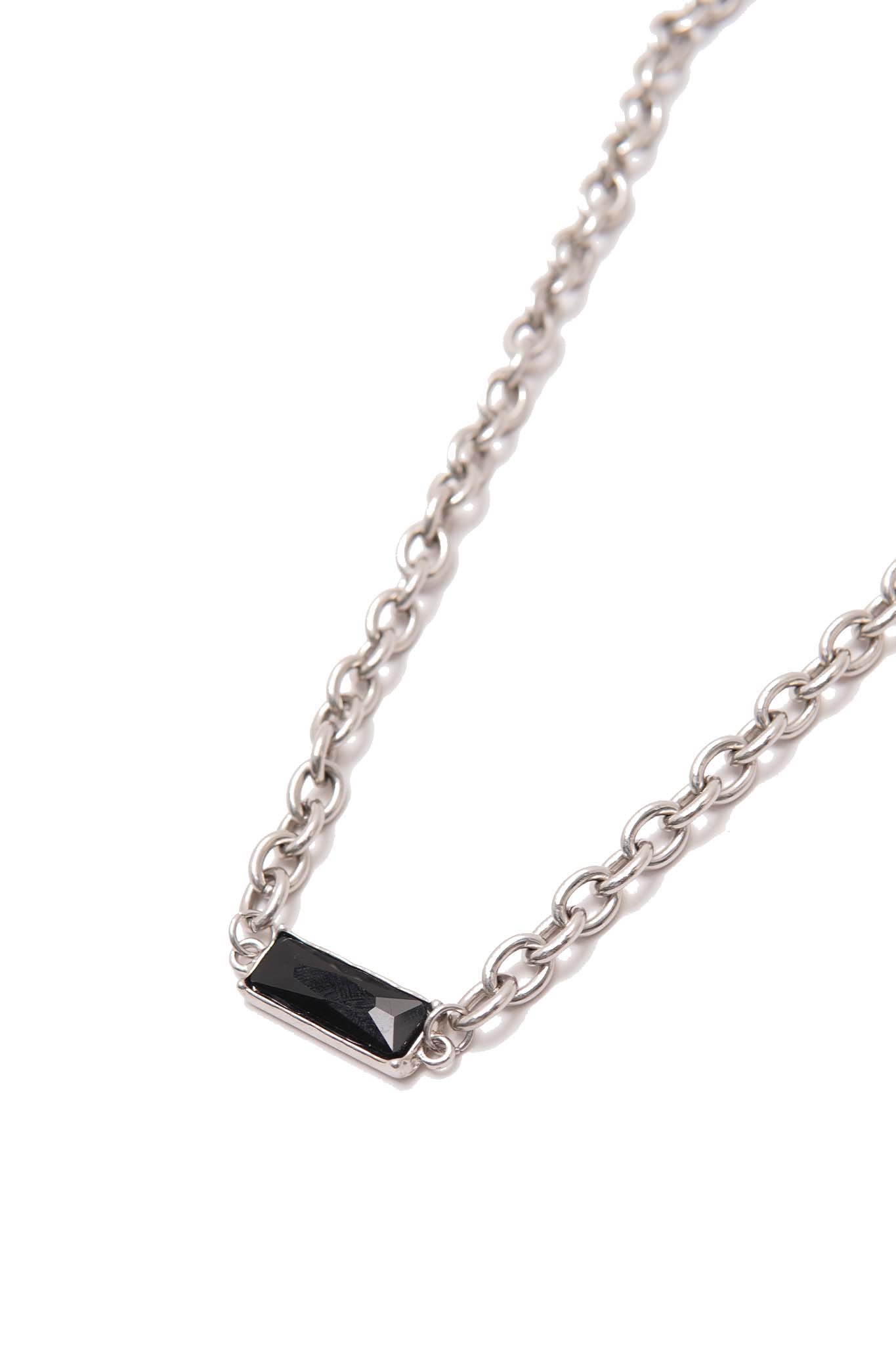 ONYX PRISM CHAIN NECKLACE