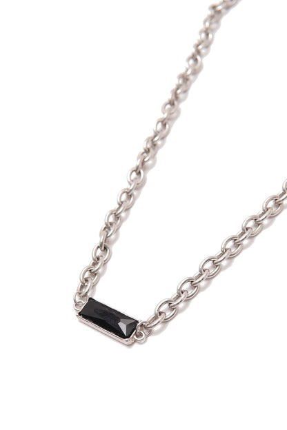 ONYX PRISM CHAIN NECKLACE