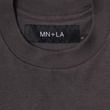 BOX LITE TEE IN CHARCOAL GREY