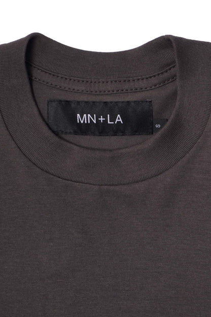 BOX LITE TEE IN CHARCOAL GREY