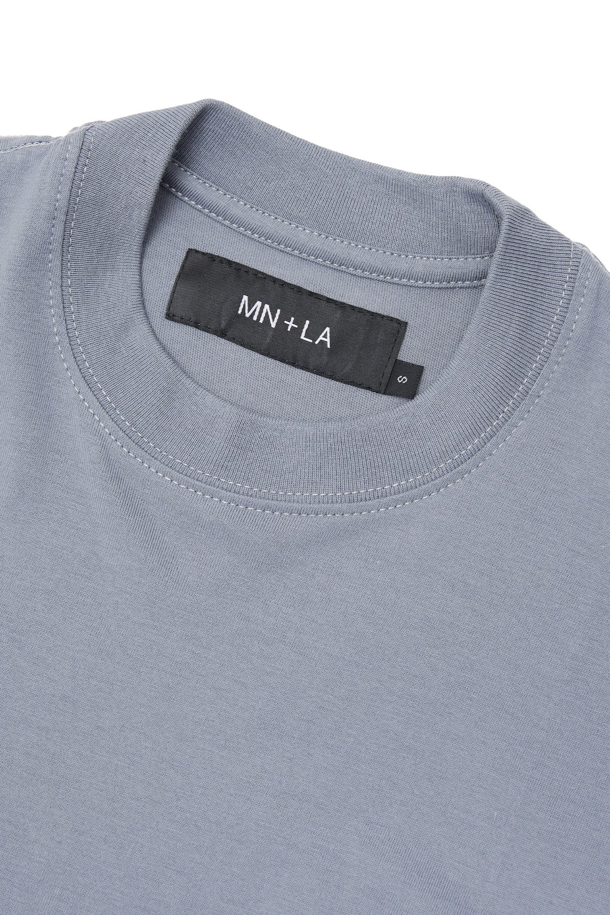 "OUTDOOR EXPLORATION" MULTI LOGO TEE IN GLACIER