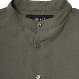 MANDARIN L/S SHIRT IN SAGE