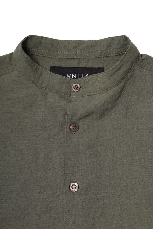 MANDARIN L/S SHIRT IN SAGE