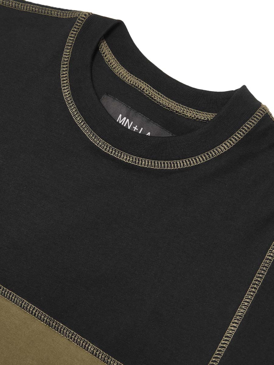 NEEDLEWORK LOUNGE TEE IN TAIGA