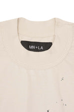 "SPACE DUST" MOCK NECK TEE V3 IN OAT