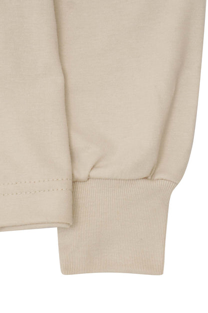 "CRAYONS" LITTLE HUMAN™ LONGSLEEVE TEE IN OAT