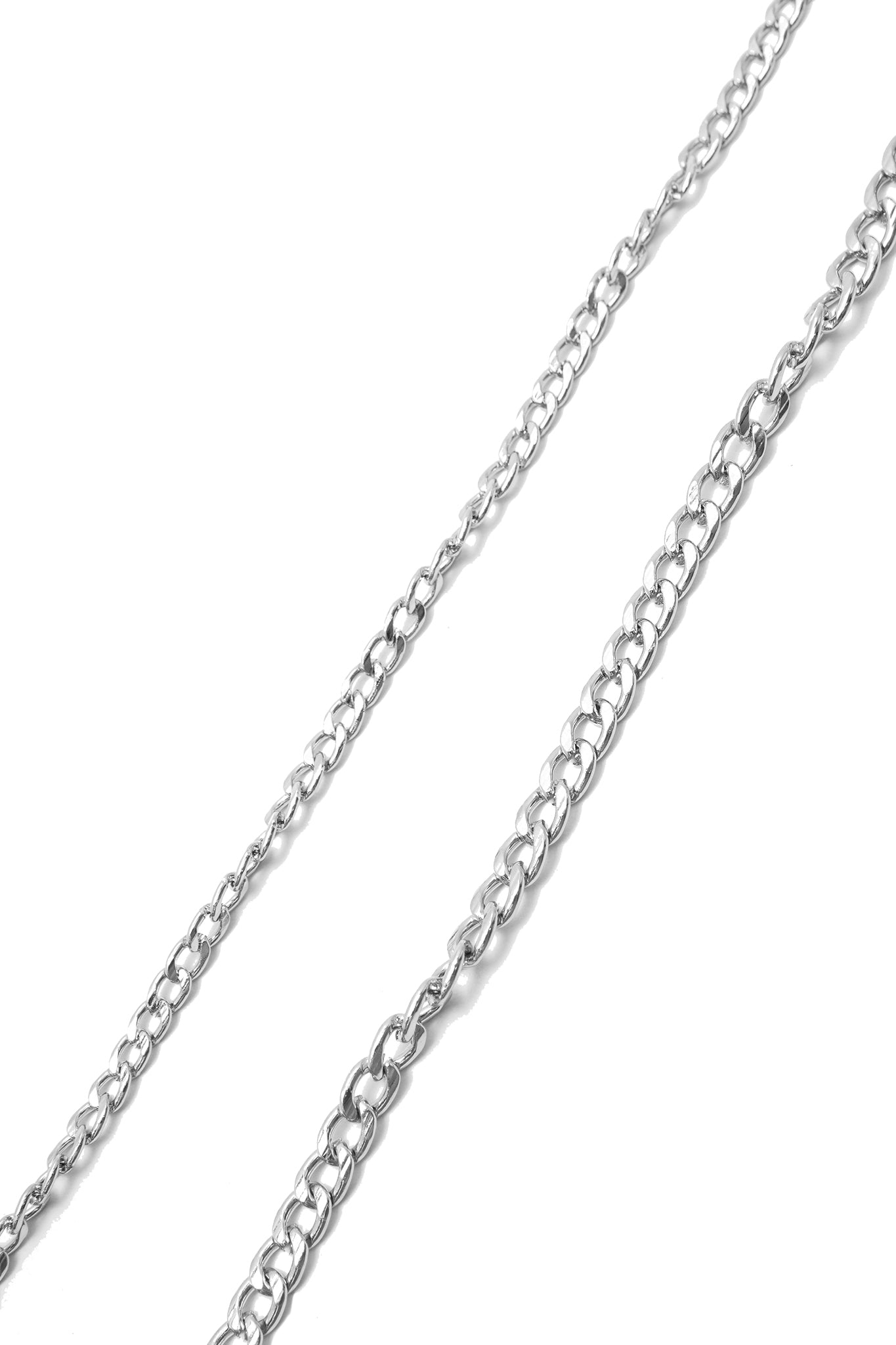 DYSTOPIAN CROSS PENDING W/ FIGARO CHAIN