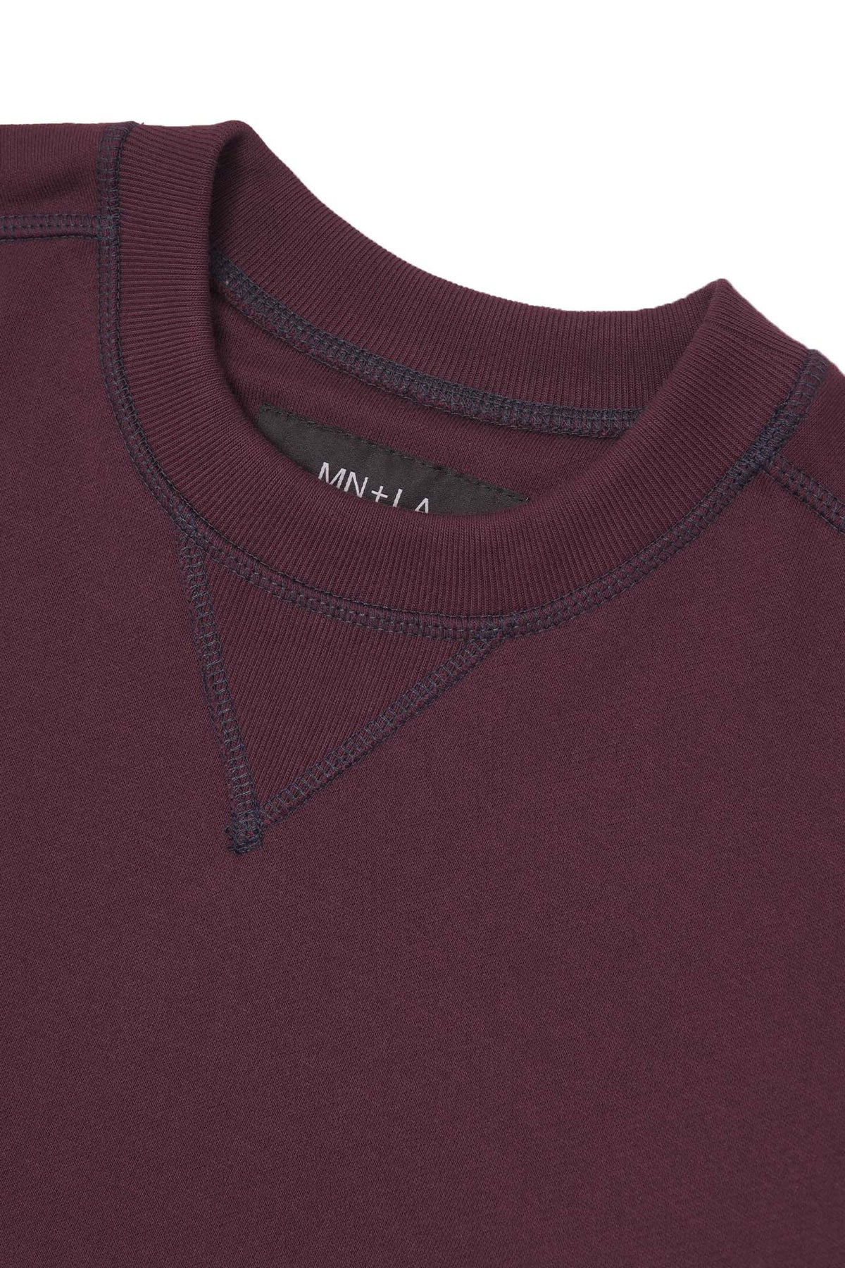 EXO™ MILITIA SWEATSHIRT IN WINE/NAVY