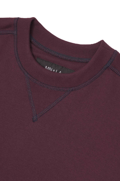 EXO™ MILITIA SWEATSHIRT IN WINE/NAVY