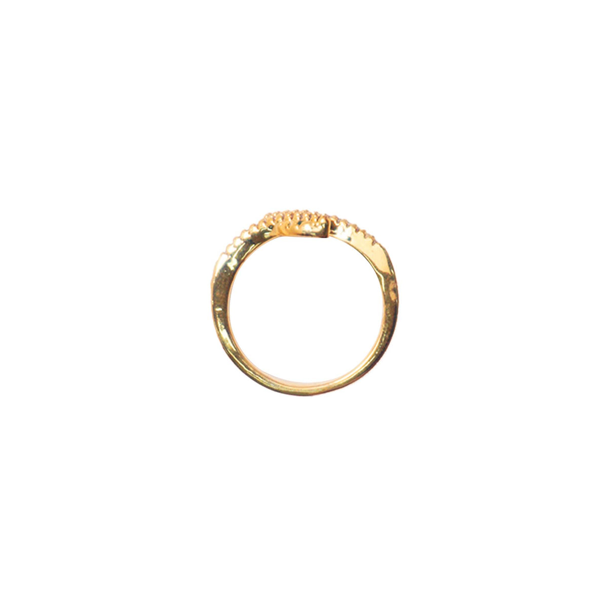 TWIN SERPENTS RING IN GOLD