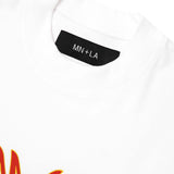 “BURNING STALLION” TEE IN WHITE
