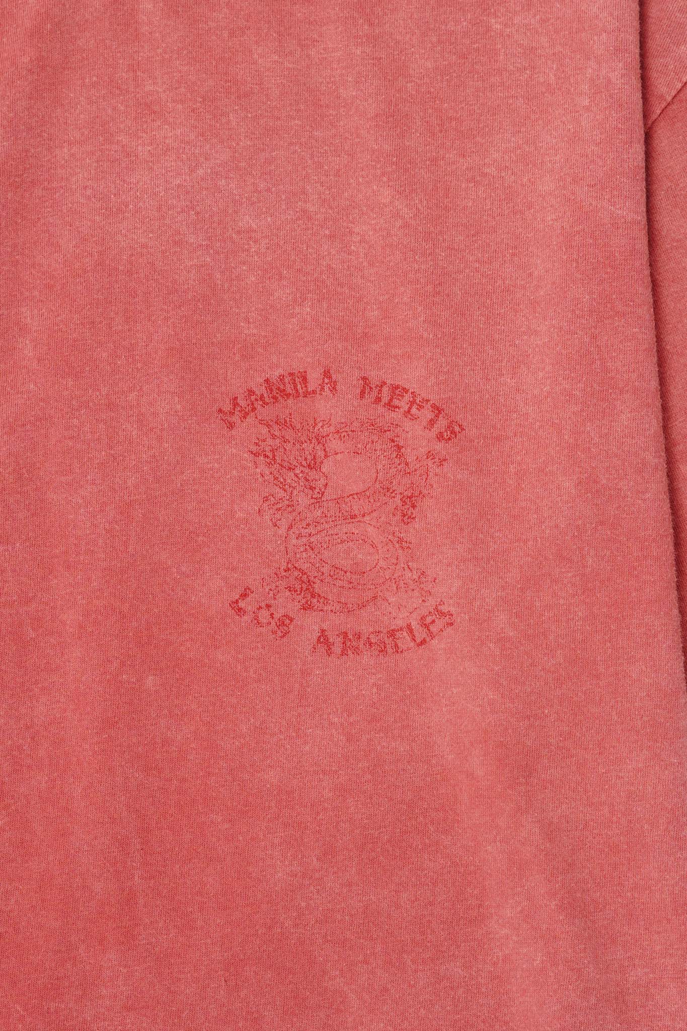 NAUGHTY N' NICE "DRAGON'S LUCK" TEE IN AMARANTH