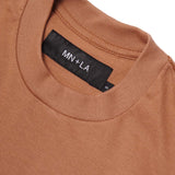 CHOP CHOP TEE IN APRICOT