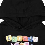 "SUN IS OUT" LITTLE HUMAN™ HOODIE IN CAVIAR