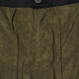 M+ TOWEL BOOTCUT PANTS IN OLIVE
