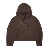 CUTOFF HOODIE IN WOOD