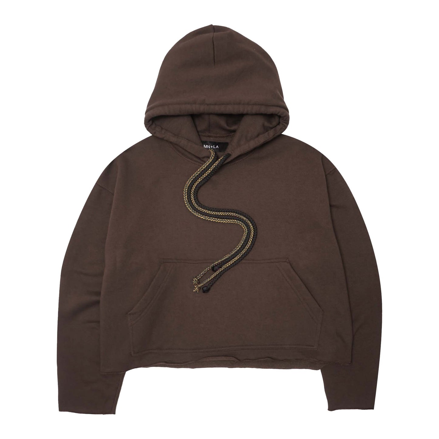 CUTOFF HOODIE IN WOOD