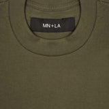 BOX TEE IN OLIVE