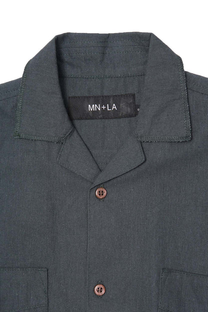 4 POCKET CUBAN SHIRT IN REGAL BLUE