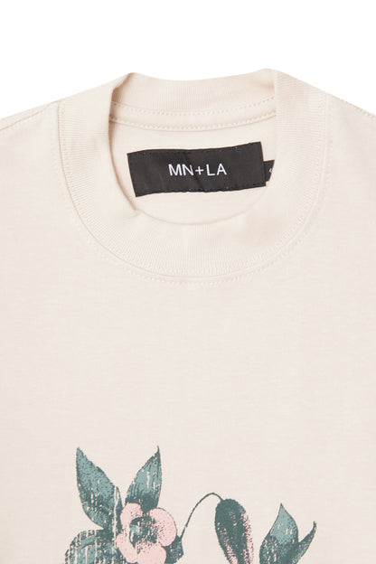 "QUOD TANGO, MUTO" ULTRA HEAVY TEE IN OAT