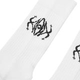 "COLLIDE" SOCKS IN WHITE