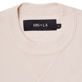 PIQUE MILITIA LONGSLEEVE TEE IN OAT