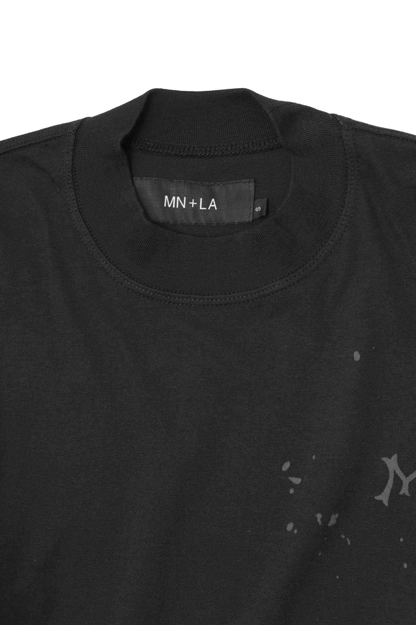 "HITTER" V3 MOCK NECK LITE TEE IN CAVIAR