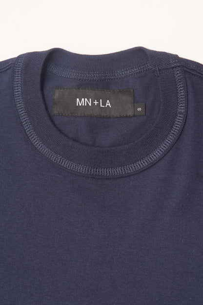 M+ CLASSIC POCKET LITE TEE IN NAVY