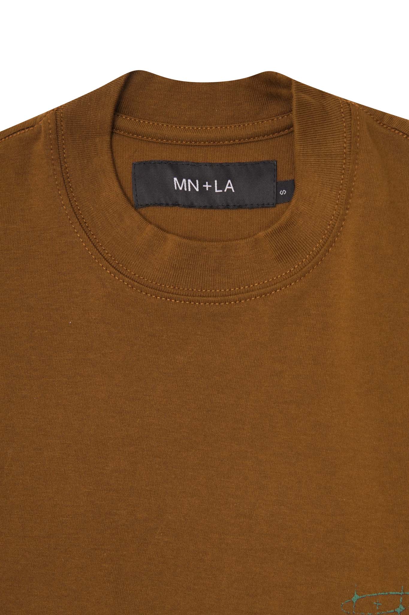 "COSMIC UNION" ULTRA HEAVY TEE IN RUST