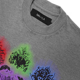 "CITY OF ANGELS" TEE IN HEATHER GREY