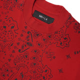 CHOP CHOP TEE IN BLOOD PAISLEY