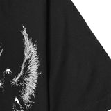 "TRINITY" TEE IN CAVIAR