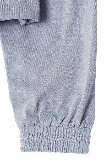 M+ QUARTER ZIP L/S TEE V2 IN SIERRA BLUE