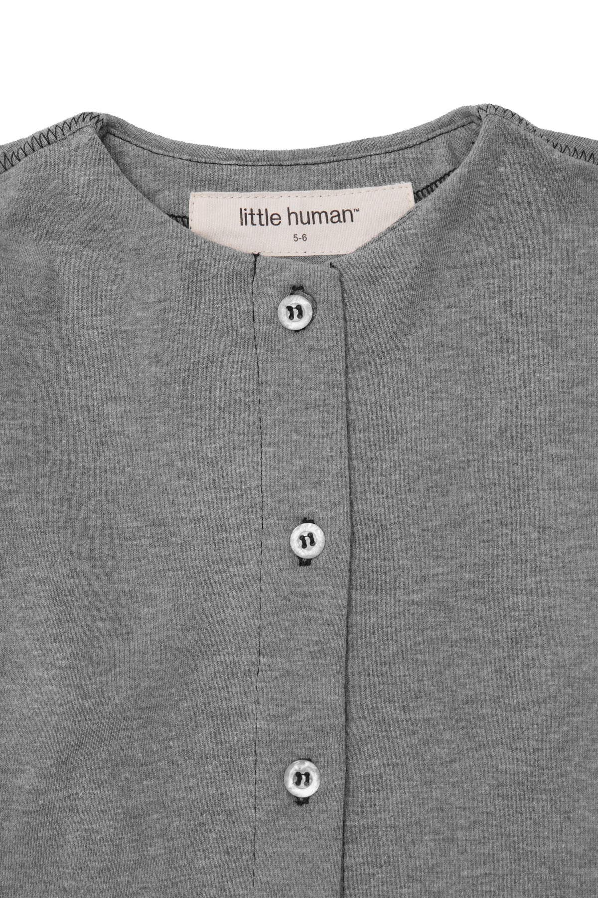 LITTLE HUMAN™ BASE SHIRT IN HEATHER GREY